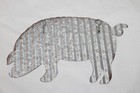 Pig Metal Sign Rustic Country Primitive Kitchen Home Decor Farmhouse Barn Hog