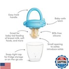 Munchkin Silicone Baby Food Feeder For Solids And Purees  Great For Self-feed