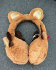 Laura Ashley Girls Earmuffs Plush Furry Reindeer Ear Muffs