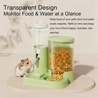 No Drip Hamster Water Bottle  2 In 1 Automatic Hamster Water Dispenser   Food Bo