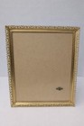 Vintage 24k Gold Plated Ornate Picture Frame   Filigree Brass Style   Hollywood