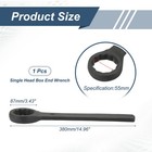 Single Head Box Wrench 55mm 45 steel Spraying Straight Handle Box Wrenches