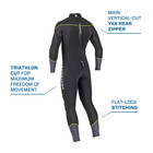 Scubapro 3mm Bzip Men s Wetsuit - Black yellow - Size L