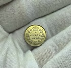 1882 Canada 5 Cents Silver Coin     Queen Victoria     Vf Details Gold Plated D298