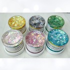 Scrapbook com Shimmer Flakes Chunky Glitter 2oz Lot Of 6