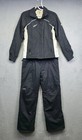 Helly Hansen Women   s Ski Suit Set S Jacket M Pants Black White Snowboarding Fit