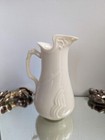 I Godinger   Co  Embossed Porcelain Creamer Small Pitcher Flea Market Collection
