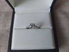 Solitaire Engagement Wedding Ring 14k White Gold Finish 2 Ct  Round Cut 