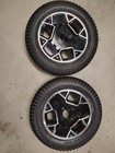 Rovi X3 Power Wheelchair Flat Free Solid Drive Wheels Tires Pair 14  3 00-8
