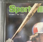 Encased Auto Gary Carter Montreal Expos Autographed 1980 Sports Illustrated Bas