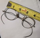 Antique Round Metal Wire Rimmed Glasses Spectacles 1920s