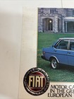 1980 Fiat Brava Sedan Sales Brochure Sheet  