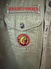 60   s Vintage Boy Scouts Of America  Bsa Uniform Shirt W  Patches  Usa Small