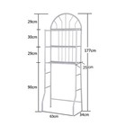 Over The Toilet Storage Rack Cabinet Organizer Shelf Bathroom Space Saver 3 Tier