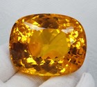 Huge 444 10 Ct Natural Yellow Topaz Cushion Cut Certified Loose Gemstone Brazil