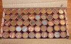  25 Box Wheat Cents 50 Rolls 2500 Coins Dated From 1909-1958 Pds Mints   Bonus