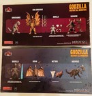 Set Of 2 Godzilla Destroy All Monsters Round 1   2 Box Sets 5 Points Mezco Misb