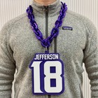 Nfl Player Big Chain Necklace 3d Foam Logo 34in Fan Chain Pick Player   Color