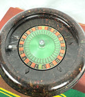 Vintage E  S  Lowe Roulette Wheel Game Set W  Layout Felt   Box 8    Usa  Casino