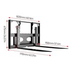 New Pallet Forklift For Mini Skid Steer Loader Track Attachment Usa Stock