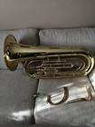 Jupiter Jcb 384 Tuba With Case  Excellent Shape  Bbb Key  Size 4 4