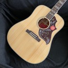Nature Acoustic Guitar Solid Spruce Top Stock Ship Mohagany Neck B1g Eq Bridge