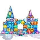 Magna-tiles Set 91pcs Safe Abs Stem Building Blocks Kids Gift