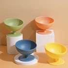 Pet Elevated Bowl Cat Dog Feeder Food Water High-foot Anti Vomiting Tilted Oy