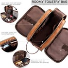 Travel Toiletry Bag For Men  Shaving Dopp Kit Water-resistant Bathroom Small Toi
