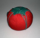 Vintage Dritz Pin Cushion Tomato With Strawberry Sewing Collectible