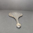 Vintage Silver-plated Seashell Art Deco Handheld Vanity Mirror