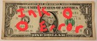  1 Dollar Bill Note Ink Error Smear Series 2013 K00094915g