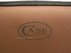 Case Xx Medium Brown Leather   Cotton Knife Carrying Case For Pocket Knives 1075