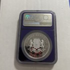 2025 African Wildlife Elephant Somalia S100s Ms 69 Traderbea Purple Core Ngc