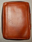Brown Zipper Bible Cover W  Dove  Imitation Leather  9 1 4  X 6 1 4  X 1 1 2  