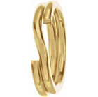 5mm Od 14k Solid Yellow Gold Round Split Jump Ring Clasp Keychain Charm 4 9mm Us
