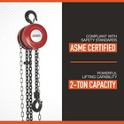 Ironton Manual Chain Hoist  4400-lb  Capacity  10ft  Lift