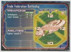     star Wars Starship Battles 37 60 Trade Federation Battleship  u  Card Only