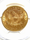 1880  10 Gold Coin  Full Eagle  Liberty Head Pcgs Au-55  Free Shipping 