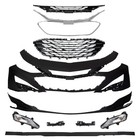 For 2019-2024 Chevy Malibu Front Upper   Lower Bumper Grilles Valance Fog Lights
