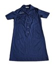 Vintage Bsa Cub Scout Den Mother Dress Blue Faded Tag Chest 43in Length 40in 