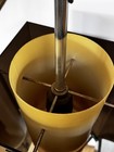 Vintage Laurel Brutalist Lucite Nail Sculpture Hanging Pendant Light Mcm