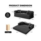 79   Convertible Sofa Bed  5-in-1 Folding Boneless Couch  Pull Out Floor Slee   