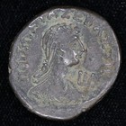 Nero With Poppaea Bi Tetradrachm Roman Provincial Egypt Alexandria Coin 64-65 Ad