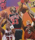 Vintage 1998 Nba Finals Chicago Framed Poster Michael Jordan Bulls Dynasty