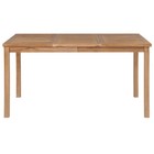 Garden Dining Table - Solid Teak Wood  Various Sizes Vidaxl