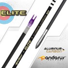 12x Carbon Aluminum Arrows Shafts  001  Id3 2mm Inserts Nocks Bow Target Elite
