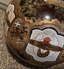 Large Antique Asian Chinese Japanese Gilded Vase Estate Nhpa Sticker Unmarked