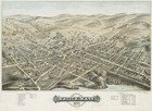 Poster - Natick Ma Vintage Pictorial Map  1877   Print Reproduction  4 Sizes
