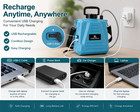 8l Electric Garden Sprayer Usb Rechargeable Backpack Water Spray Pump Adjustable